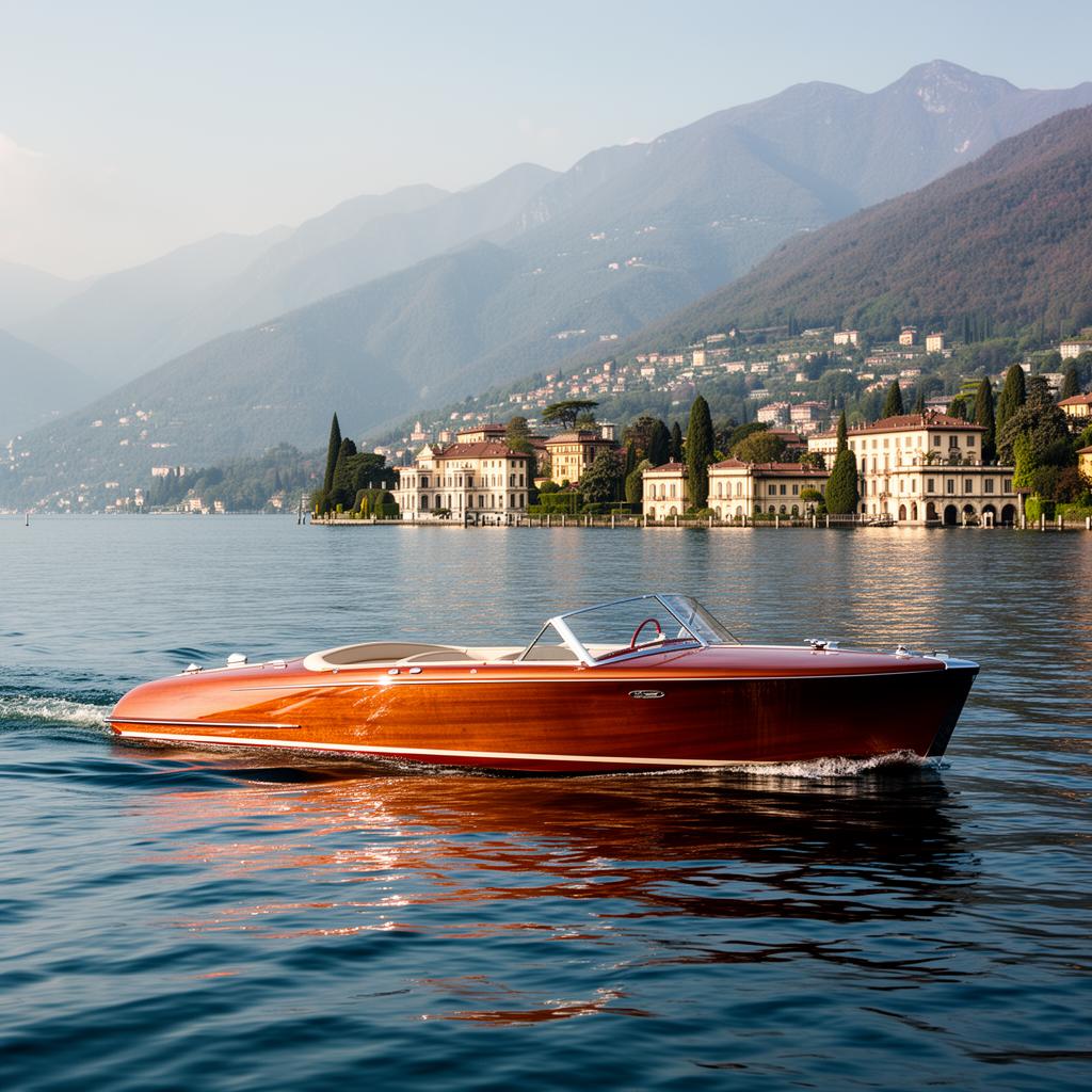Passeio de barco no Lago de Como